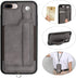 TOOVREN Upgraded iPhone 7 Plus Case, iPhone 8 Plus Wallet Case, Necklace Lanyard Case with Kickstand Card Holder, Ajust Detachable Anti-Lost Lanya...